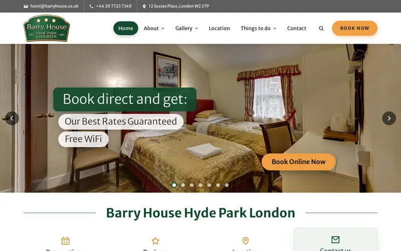 Screenshot of barryhouse.co.uk