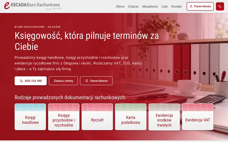 Screenshot of biuroescada.pl