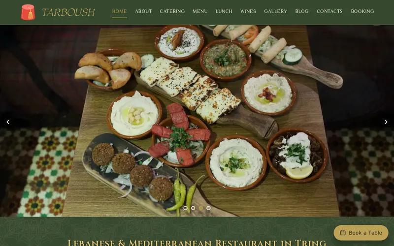 Screenshot of tarboushtring.co.uk